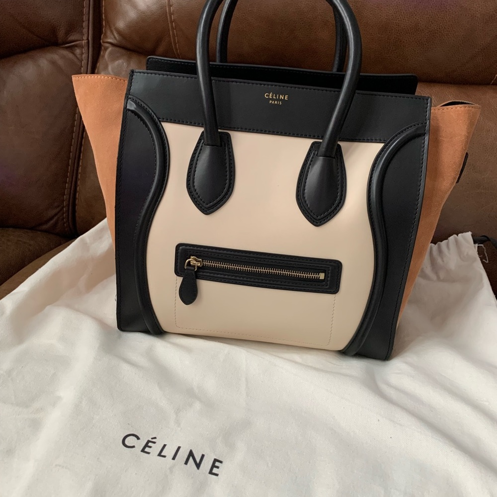CELINE tri tone mini luggage - Picture 12 of 12